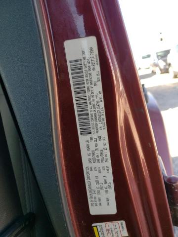 1J4GA59167L154705 - 2007 JEEP WRANGLER S RED photo 10