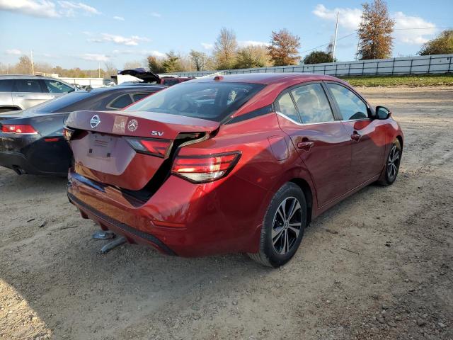 3N1AB8CV1LY251708 - 2020 NISSAN SENTRA SV RED photo 4