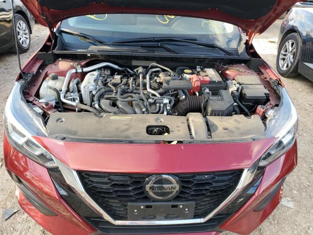 3N1AB8CV1LY251708 - 2020 NISSAN SENTRA SV RED photo 7