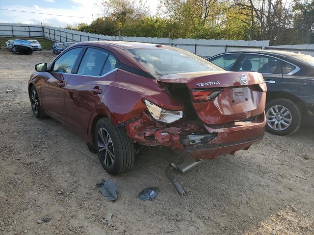 3N1AB8CV1LY251708 - 2020 NISSAN SENTRA SV RED photo 9