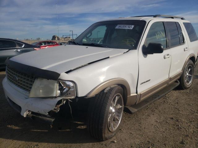 1FMDU64W12ZA85612 - 2002 FORD EXPLORER E WHITE photo 9