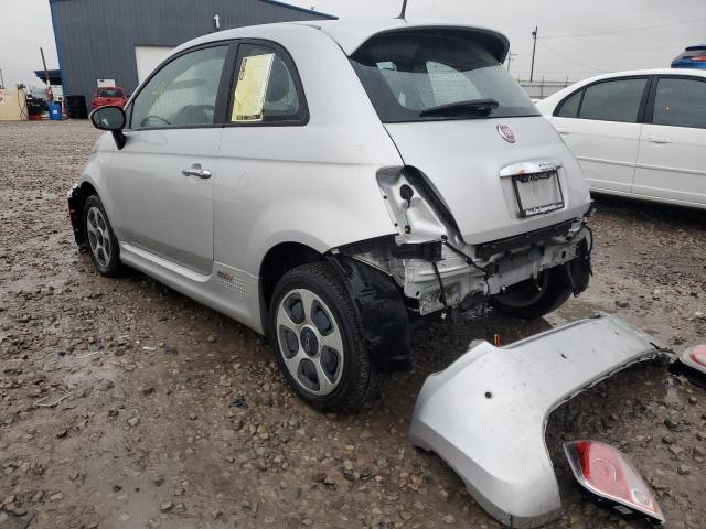 3C3CFFGE8ET294536 - 2014 FIAT 500 ELECTR SILVER photo 3