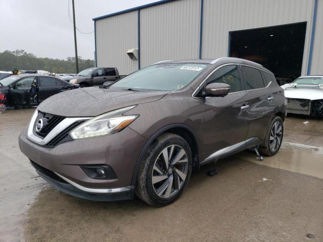 5N1AZ2MG2FN212919 - 2015 NISSAN MURANO S BROWN photo 2