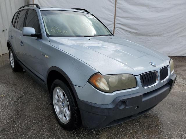 WBXPA73464WA77855 - 2004 BMW X3 2.5I BLUE photo 1