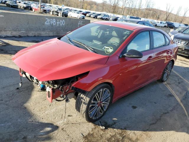 3KPF44AC8NE424930 - 2022 KIA FORTE GT RED photo 2