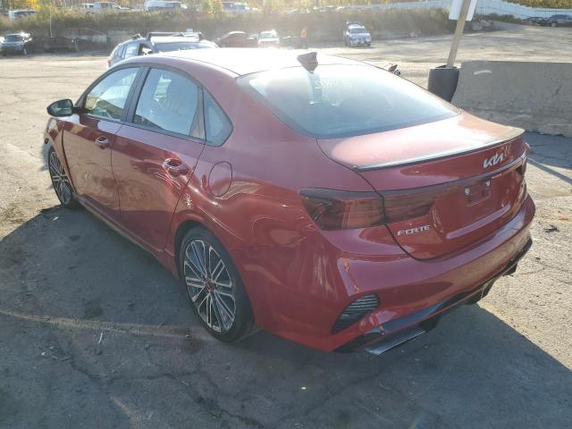 3KPF44AC8NE424930 - 2022 KIA FORTE GT RED photo 3