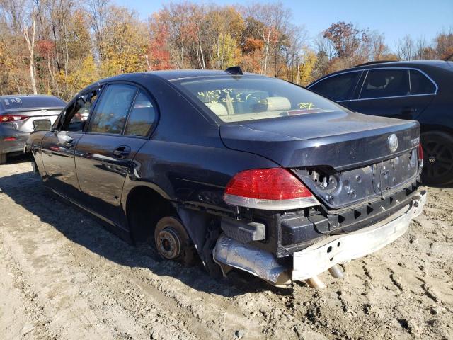 WBAHL83516DT06476 - 2006 BMW 750 I BLUE photo 3