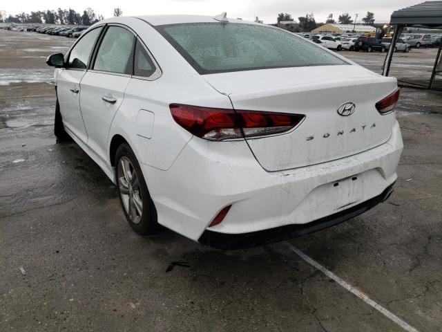 5NPE34AF2KH799938 - 2019 HYUNDAI SONATA LIM WHITE photo 3