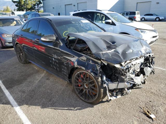 55SWF8HBXJU240123 - 2018 MERCEDES-BENZ C 63 AMG-S BLACK photo 4