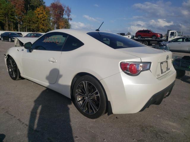JF1ZNAA18D2712830 - 2013 TOYOTA SCION FR-S WHITE photo 3