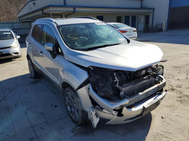 MAJ6P1WL6JC193953 - 2018 FORD ECOSPORT T SILVER photo 1