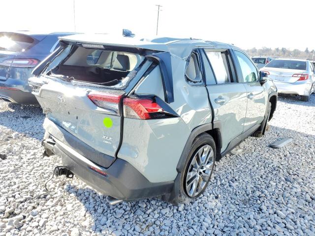 2T3A1RFV3KW078280 - 2019 TOYOTA RAV4 XLE P GRAY photo 4