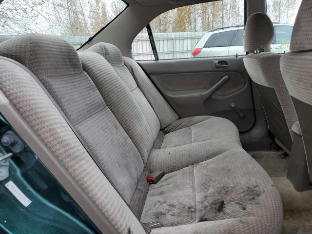 2HGEJ6617YH550598 - 2000 HONDA CIVIC BASE GREEN photo 6