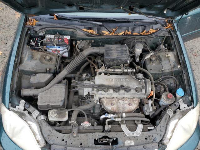 2HGEJ6617YH550598 - 2000 HONDA CIVIC BASE GREEN photo 7