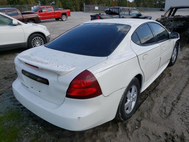 2G2WP552181104207 - 2008 PONTIAC GRAND PRIX თეთრი ფოტო 4