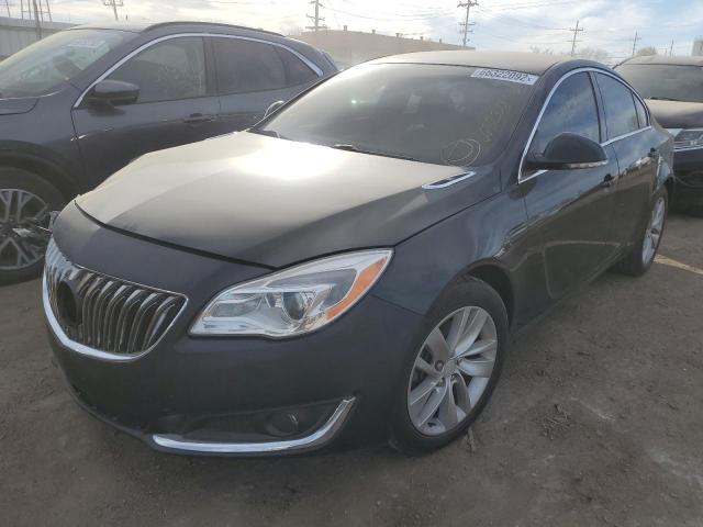 2G4GK5EX5F9167296 - 2015 BUICK REGAL BLACK photo 2