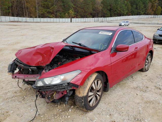 1HGCS1B30BA006948 - 2011 HONDA ACCORD LX- RED photo 2