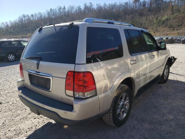 5LMEU88H45ZJ21564 - 2005 LINCOLN AVIATOR 米色 照片 4
