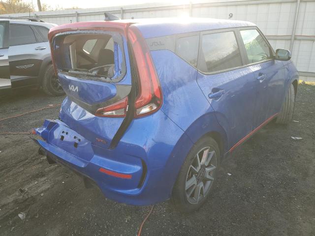 KNDJ63AU4N7823874 - 2022 KIA SOUL GT LI BLUE photo 4