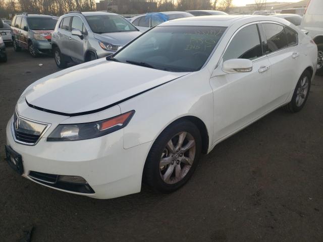 19UUA8F57DA001826 - 2013 ACURA TL TECH WHITE photo 2