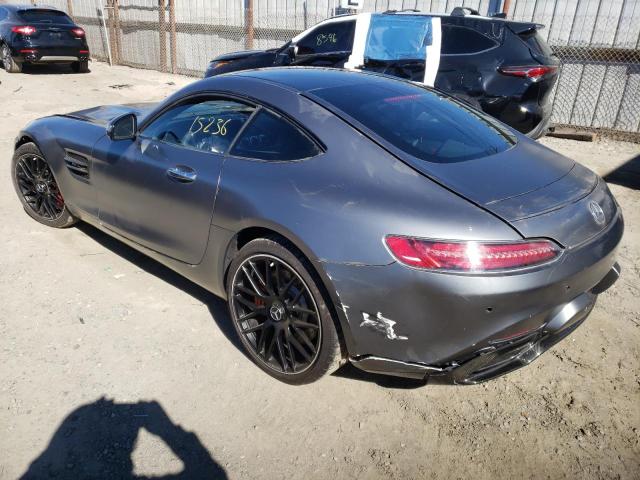 WDDYJ7JA0JA013932 - 2018 MERCEDES-BENZ AMG GT S GRAY photo 3