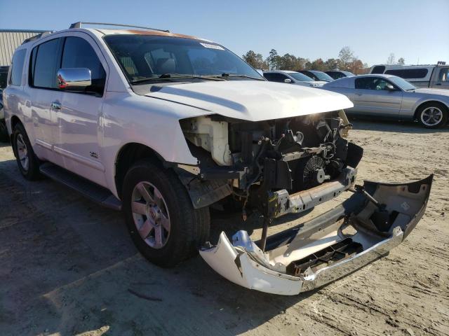 5N1AA08B15N739567 - 2005 NISSAN ARMADA WHITE photo 1