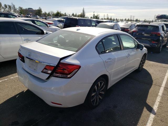 19XFB2F91FE241944 - 2015 HONDA CIVIC EXL أبيض صورة 4