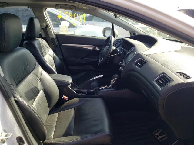 19XFB2F91FE241944 - 2015 HONDA CIVIC EXL أبيض صورة 5