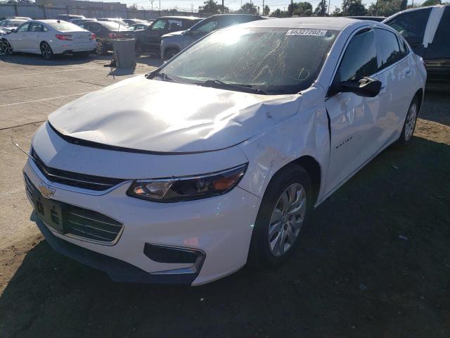 1G1ZA5ST0GF210655 - 2016 CHEVROLET MALIBU L WHITE photo 2