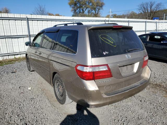 5FNRL384X6B457304 - 2006 HONDA ODYSSEY EX GOLD photo 3