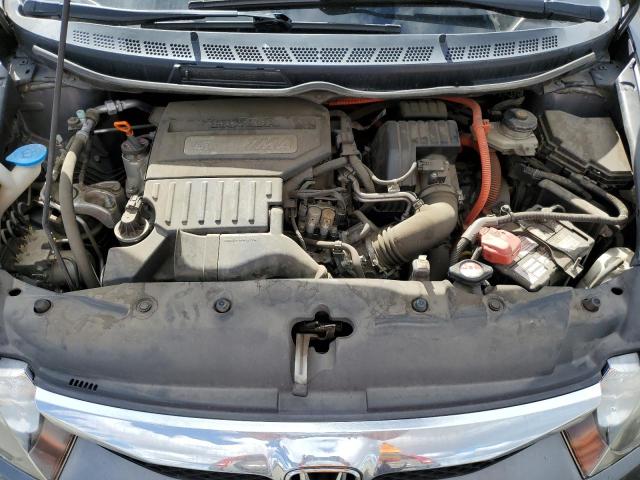 JHMFA3F27AS004424 - 2010 HONDA CIVIC HYBR GRAY photo 7