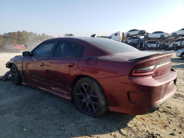 2C3CDXGJ3KH572417 - 2019 DODGE CHARGER SC BURGUNDY photo 3