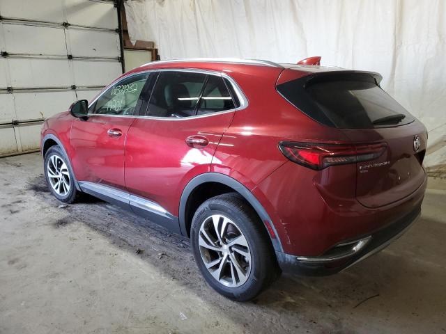 LRBFZPR48MD066338 - 2021 BUICK ENVISION E RED photo 3