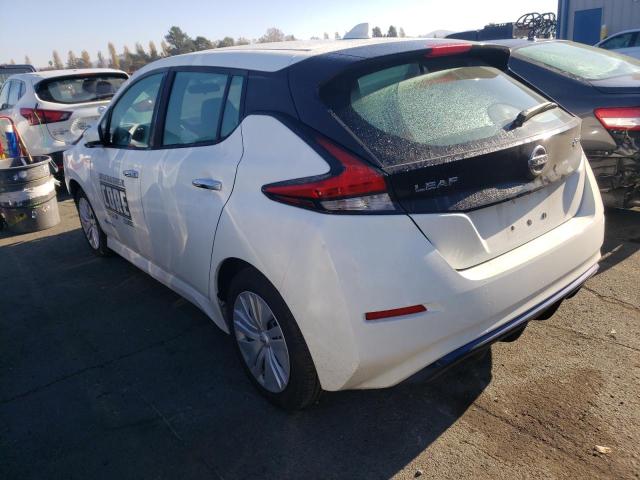 1N4AZ1CP3KC302480 - 2019 NISSAN LEAF S WHITE photo 2