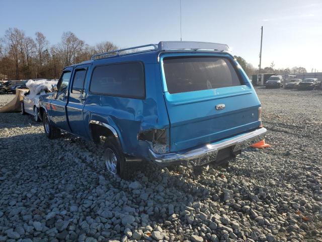 1GNER16K6HF189697 - 1987 CHEVROLET SUBURBAN R BLUE photo 3