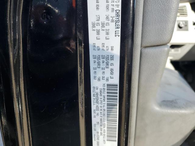 1A8HX58N68F146593 - 2008 CHRYSLER ASPEN LIMI BLACK photo 10