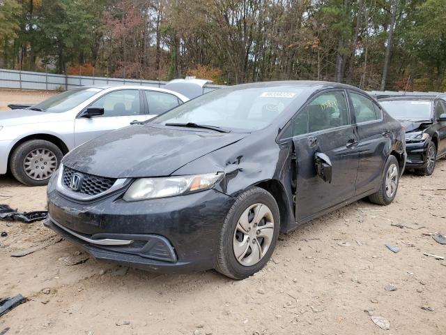 2HGFB2F53EH558187 - 2014 HONDA CIVIC LX BLACK photo 2