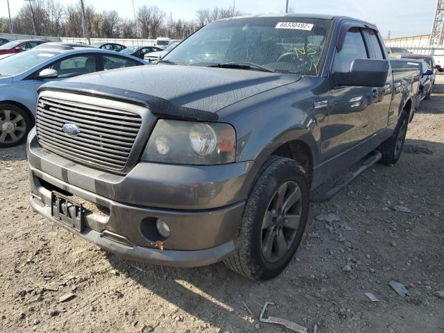 1FTPX12V07NA08850 - 2007 FORD F150 CHARCOAL photo 2