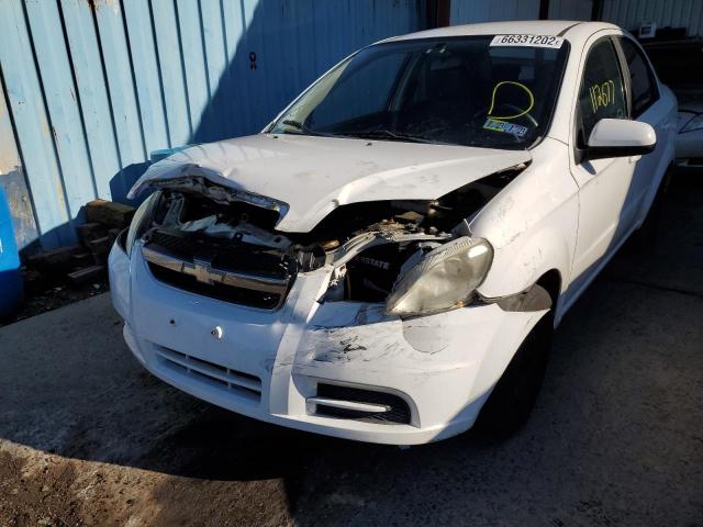 KL1TD5DE3AB087524 - 2010 CHEVROLET AVEO LS 白色 照片 9