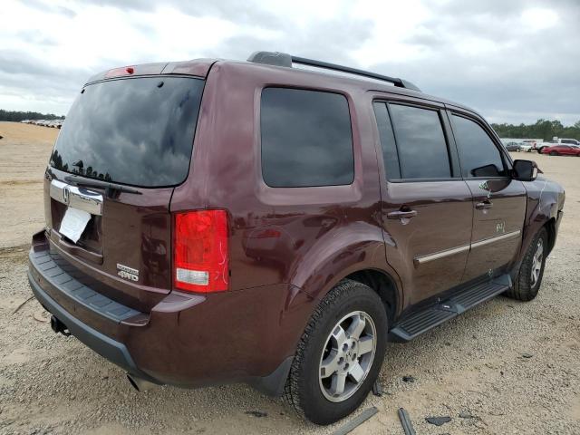 5FNYF4H83AB026503 - 2010 HONDA PILOT TOUR BURGUNDY photo 4