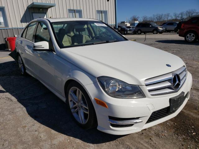 WDDGF8BBXCR195220 - 2012 MERCEDES-BENZ C 300 4MAT WHITE photo 1