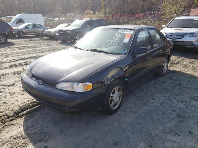 1Y1SK54891Z439268 - 2001 CHEVROLET GEO PRIZM 黑色 照片 2