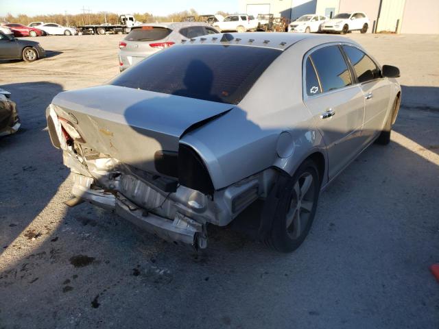 1G1ZC5E07CF397334 - 2012 CHEVROLET MALIBU 1LT 银色 照片 4