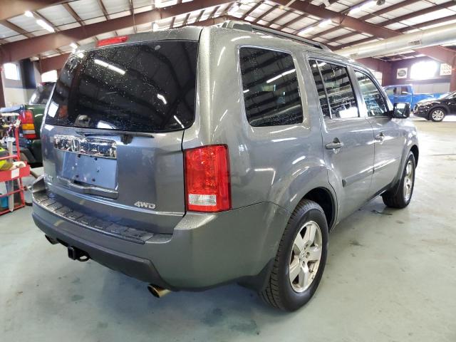 5FNYF4H79BB059689 - 2011 HONDA PILOT EXLN GRAY photo 4