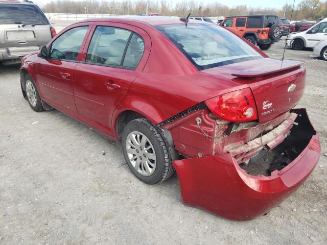 1G1AD5F58A7165806 - 2010 CHEVROLET COBALT 1LT RED photo 3