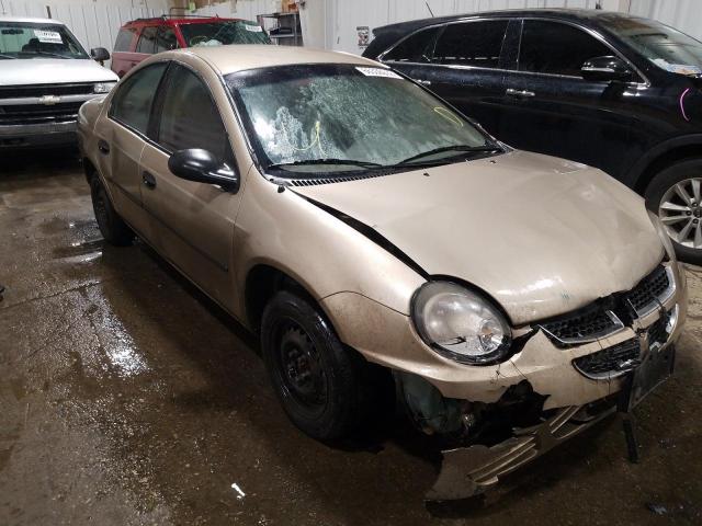 1B3ES26C93D145050 - 2003 DODGE NEON SE GOLD photo 1