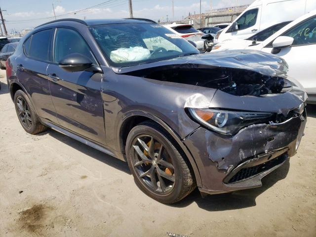 ZASPAKBN9L7C76227 - 2020 ALFA ROMEO STELVIO TI GRAY photo 1