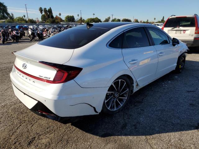 5NPEH4J22LH049228 - 2020 HYUNDAI SONATA LIM WHITE photo 3