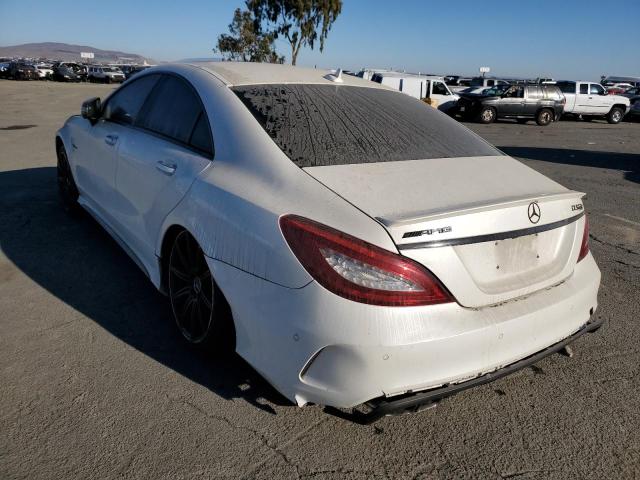 WDDLJ7GB0GA180049 - 2016 MERCEDES-BENZ CLS 63 AMG WHITE photo 3