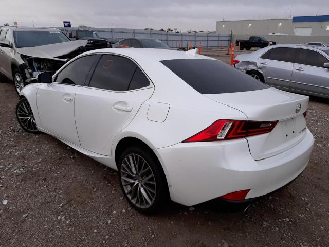 JTHCF1D29E5001895 - 2014 LEXUS IS 250 WHITE photo 3